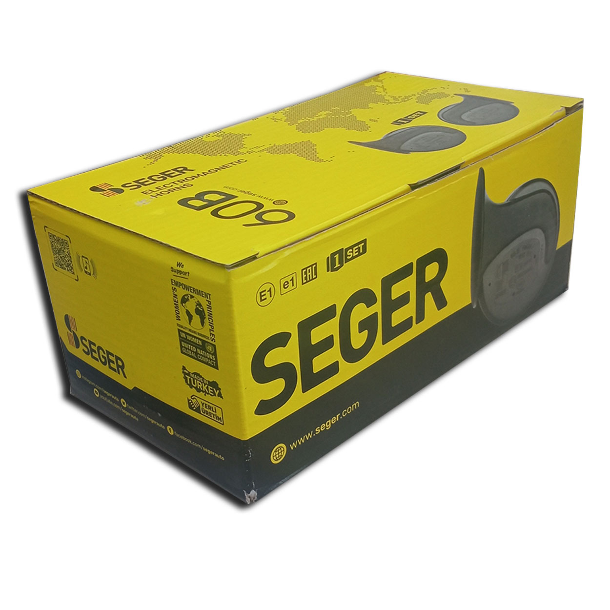 Seger Korna İnce-Kalın Ses Tek Fişli 24V