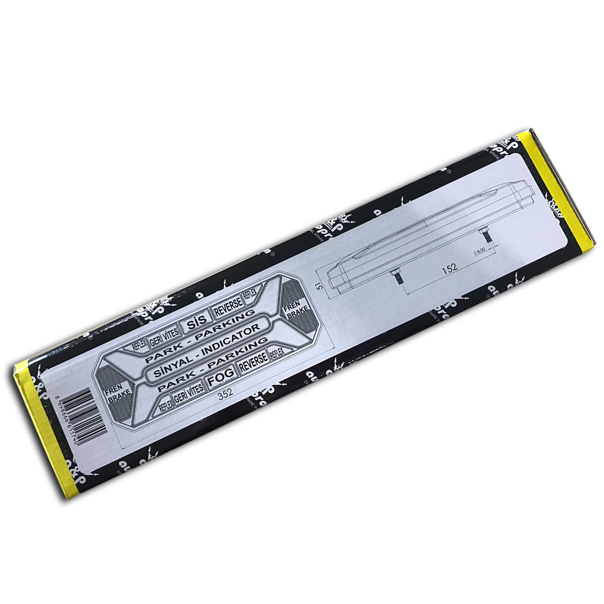 Ultra Neonlu Ledli Stop Lambası E Belgeli
